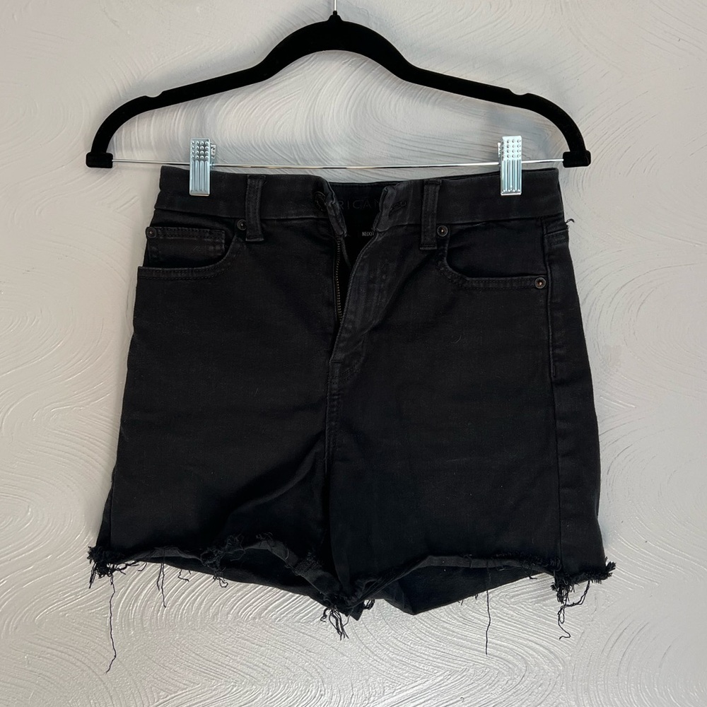 American Eagle Black Denim Shorts